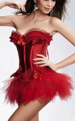 Red the ruffled tutu skirt